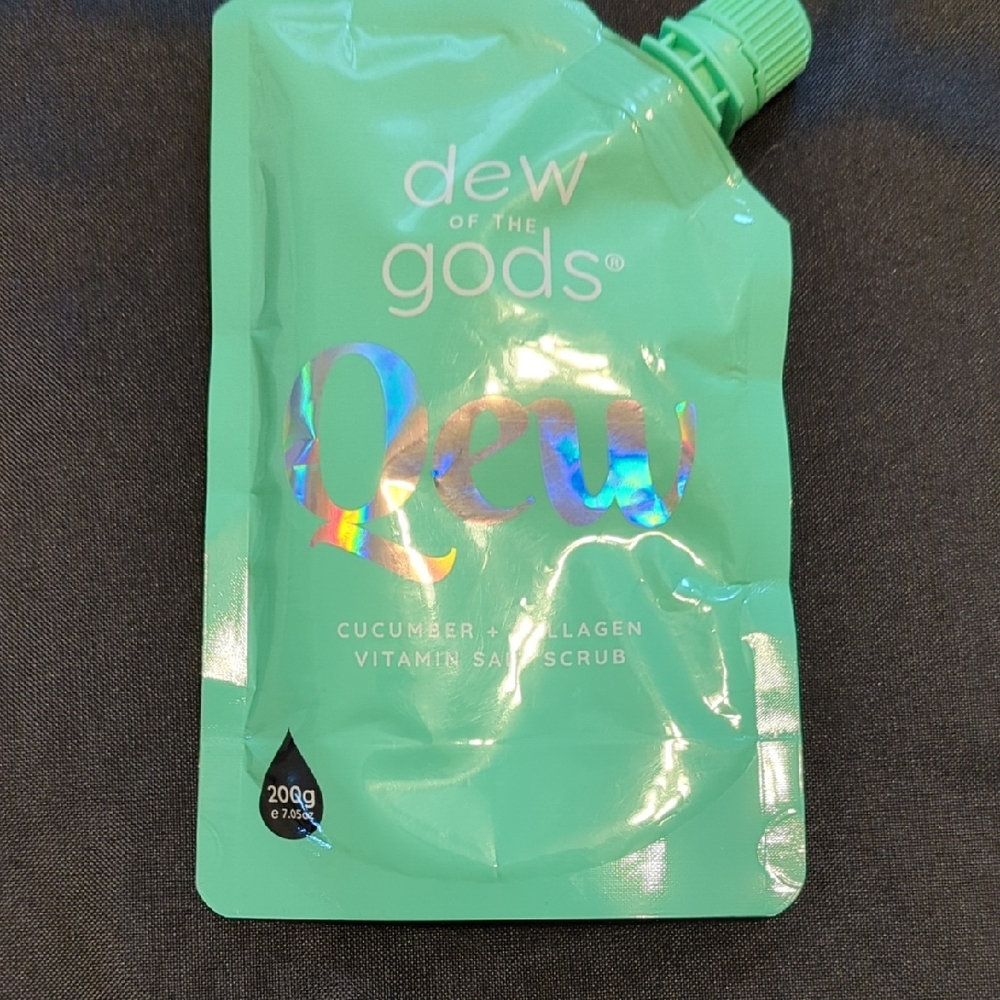 Green and Silver Exfoliant Scrub with